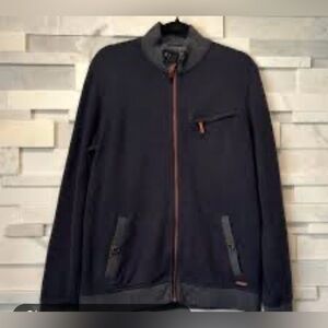 Ted Baker London 'Zipbev' Funnel Neck Full Zip Sweater jacket
